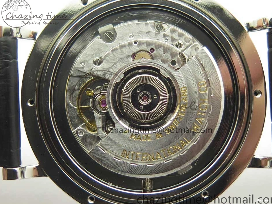 MIROTIME 0105 Supportive Portofino Automatic SS AF 1:1 Best Edition White Dial on Black Croco Leather Strap A 7184